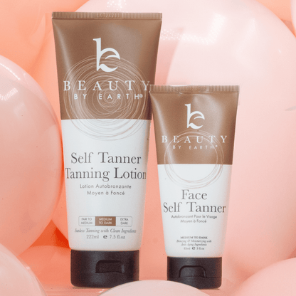Self Tanner Lotion Duo – Face & Body Bundle