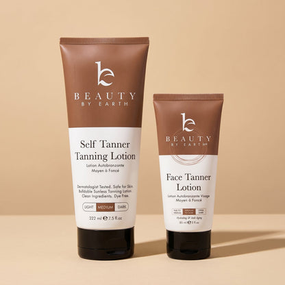 Self Tanner Lotion Duo – Face & Body Bundle
